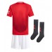 Manchester United Prima Maglia Bambino 2024-25 Manica Corta (+ Pantaloni corti)